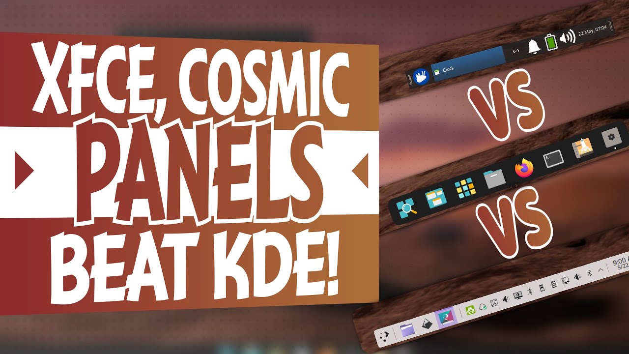 System76 COSMIC Panels... better than PLASMA!