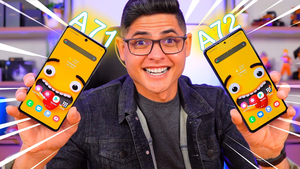 SAMSUNG Galaxy A72 é muito MELHOR que o A71? QUAL SAMSUNG COMPRAR? COMPARATIVO PRA VOCÊ!