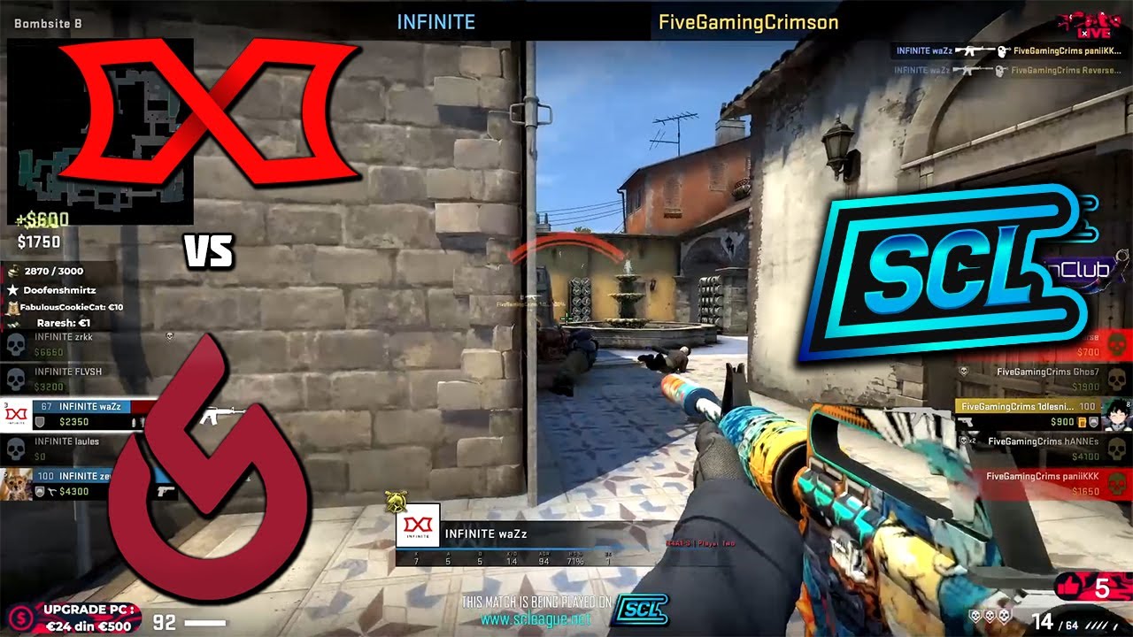 Infinite vs FiveGamingCrimson | SCL Intermediate Division Season 2 - HiGHLiGHTS | CSGO