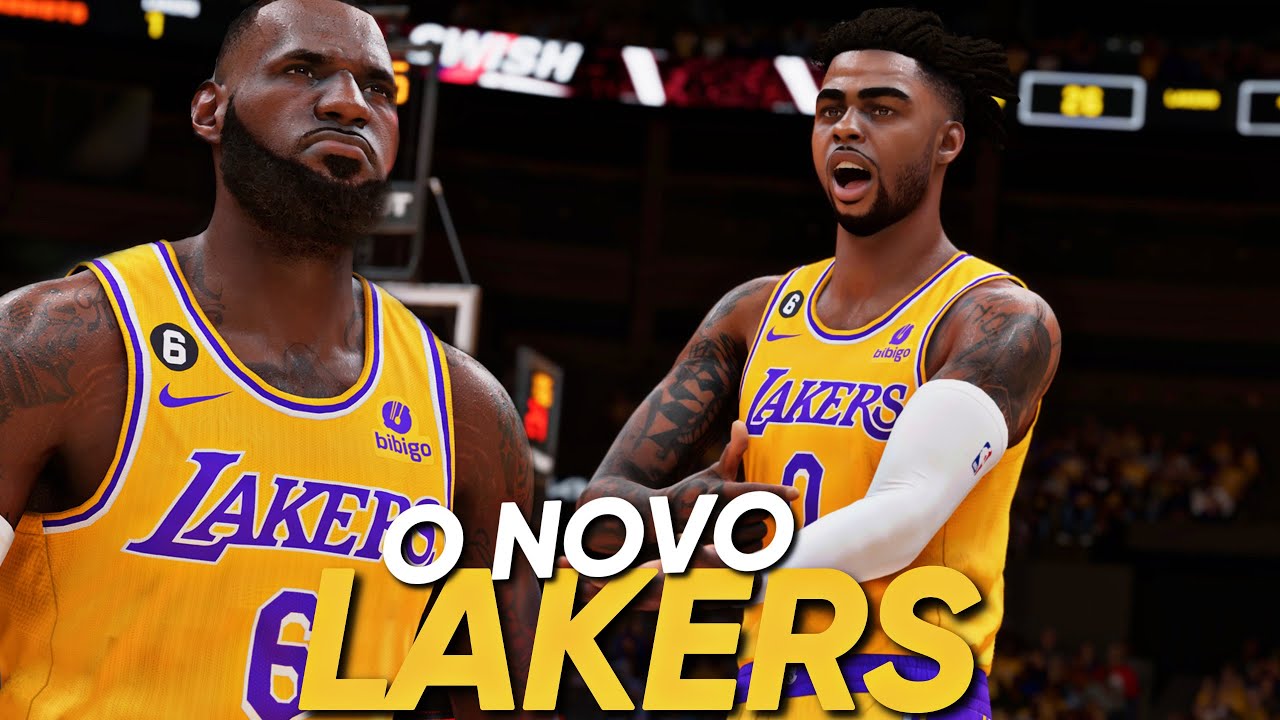 REBUILD NBA2K23 RECONSTRUINDO O LOS ANGELES LAKERS