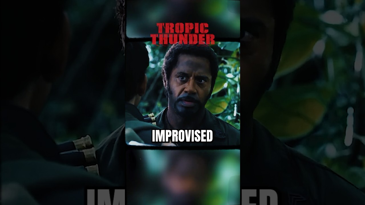 Downey's Improvisation Made Tropic Thunder Iconic #behindthescenes