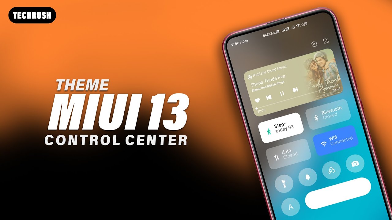 Again Enable New MIUI 13 Control Center On MIUI 12 & MIU 12.5 | MIUI 13 Theme