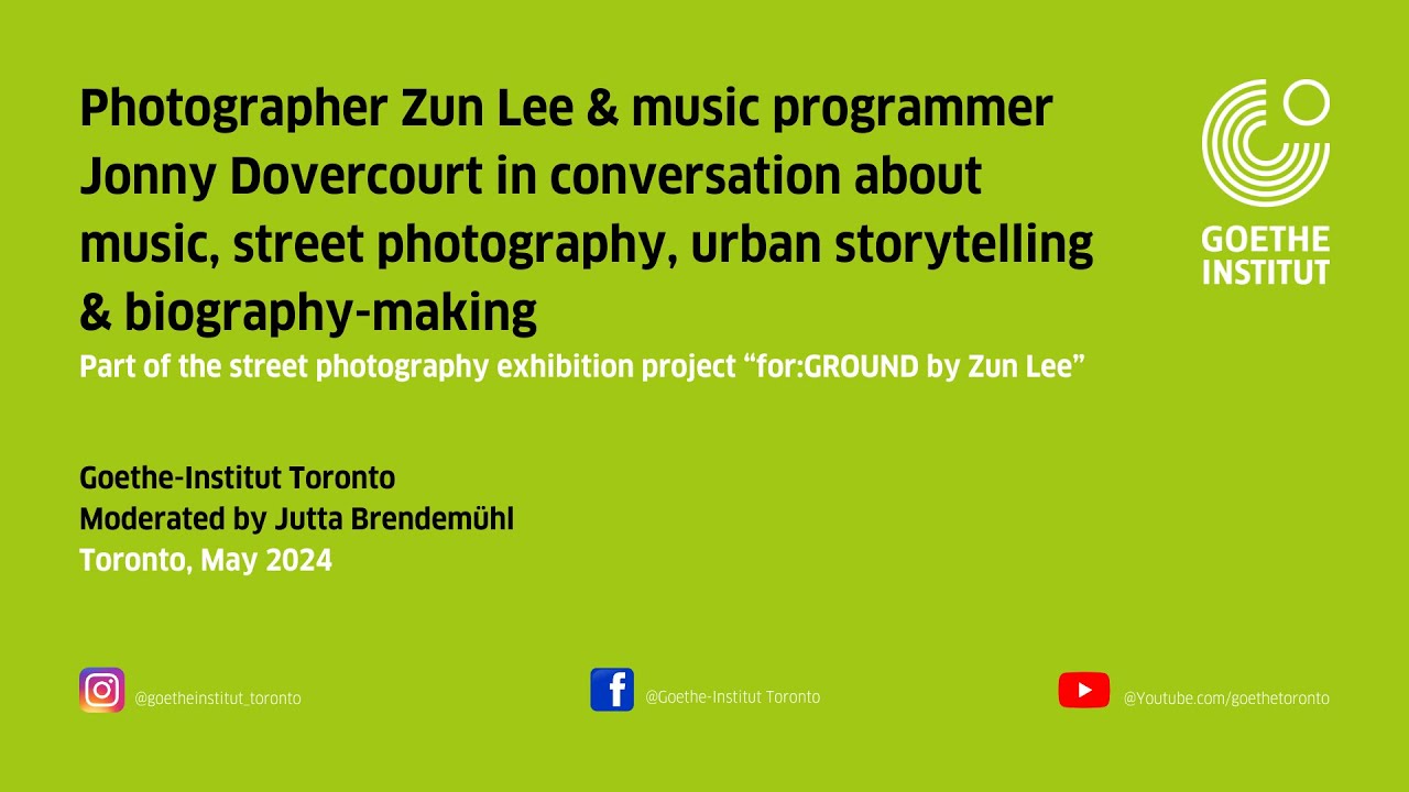 Photographer Zun Lee & music programmer Jonny Dovercourt in conversation about music