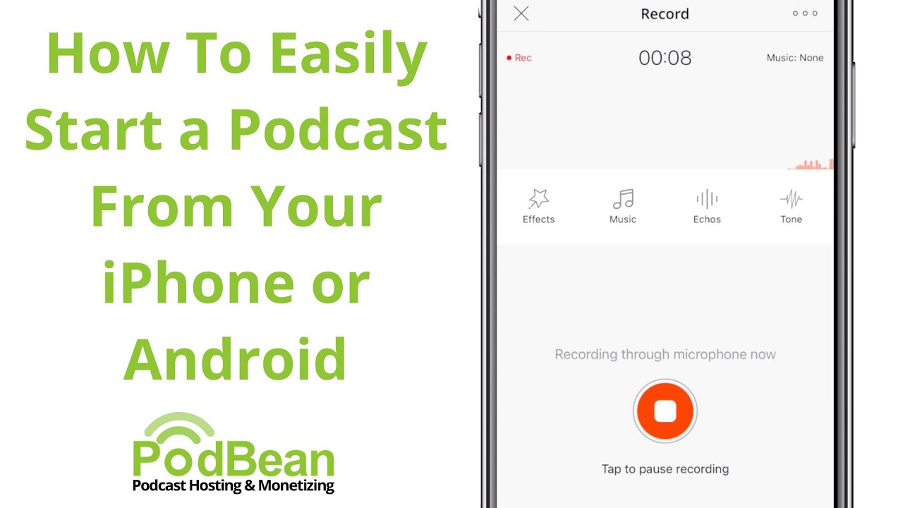 Как запустить подкаст с телефона &mdash; Podbean