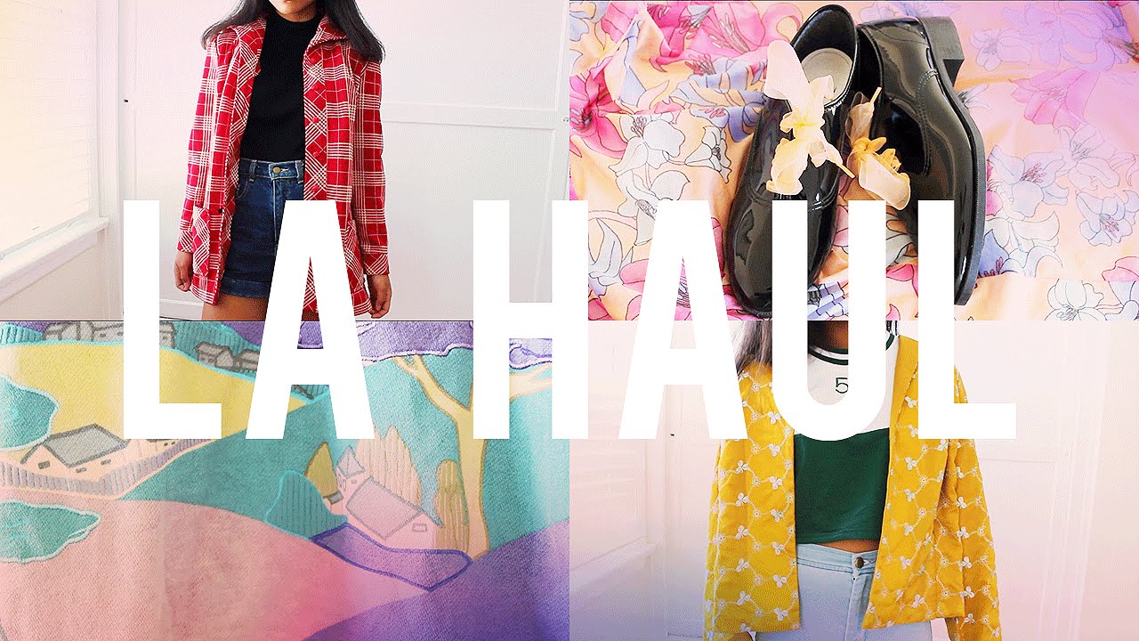LA Haul: Thrifting & American Apparel Flea Market // 2015