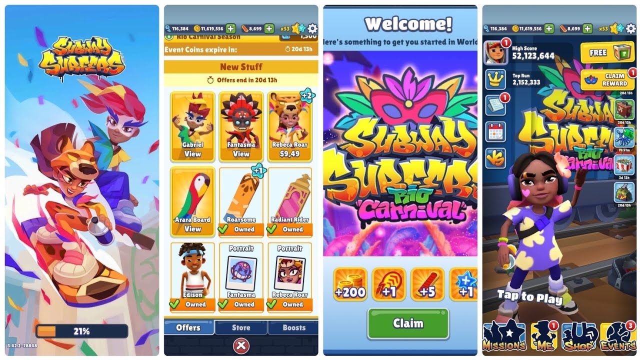Welcome Subway Surfers World Tour Rio 2025 - New Update 3.42.2