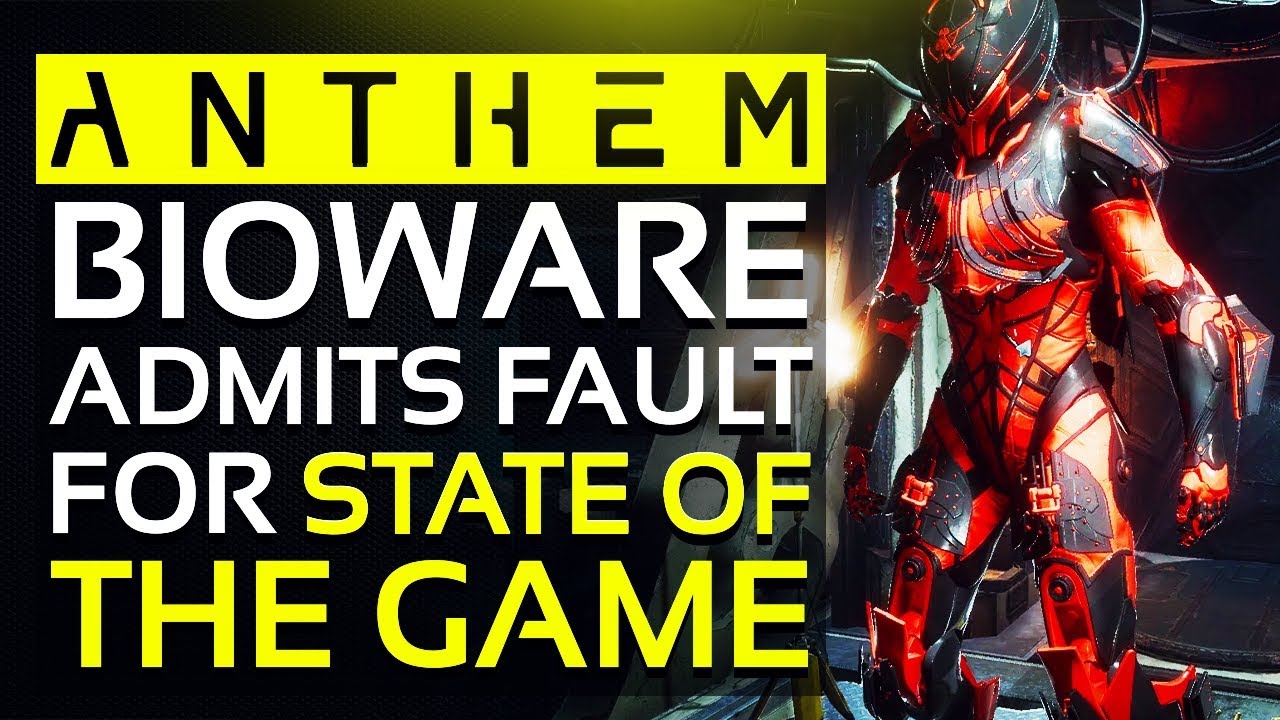Anthem News | Bioware Admits Fault For Current STATE OF THE GAME & New Huge Message!