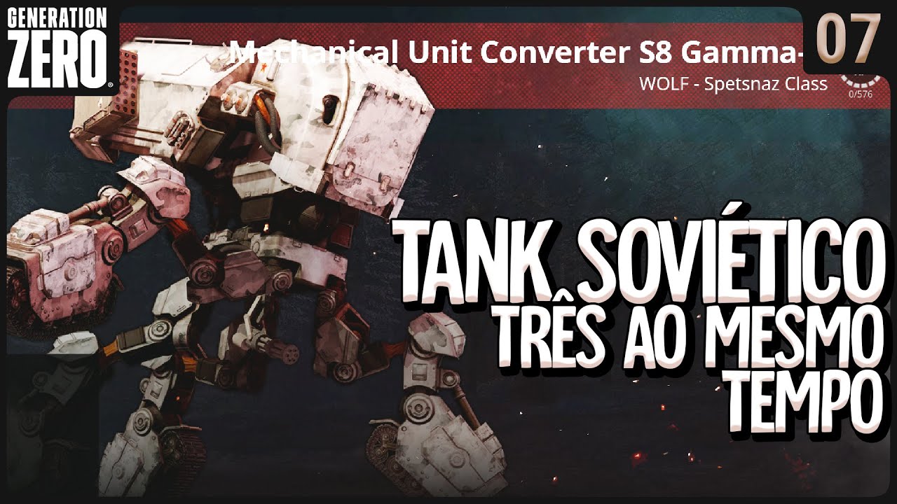 Robô tank Soviético. Enfrentamos 3 ao mesmo tempo! - Generation Zero