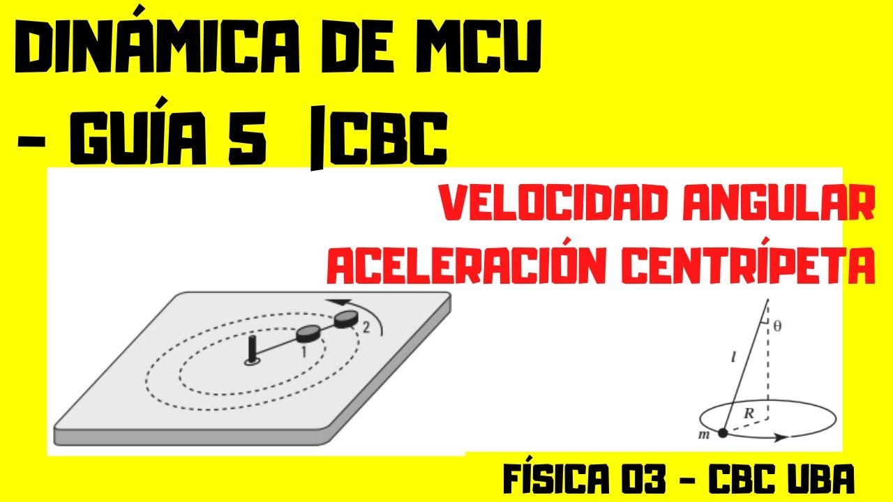 Dinámica de MOVIMIENTO CIRCULAR |(Clase en VIVO) - Guía 5 Física 03 UBA CBC