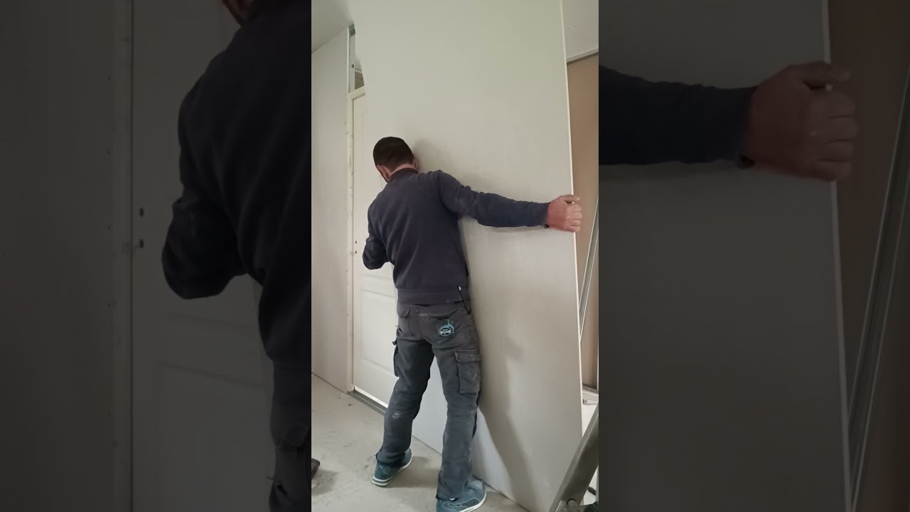 Pos&eacute; de porte int&eacute;rieure maison individuelle#travaux #ma&ccedil;onnerie #France #carcassonne #Limoux