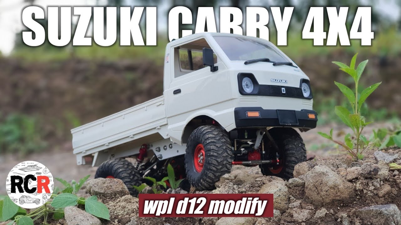 WPL D12 CONVERT TO 4X4 OFFROAD