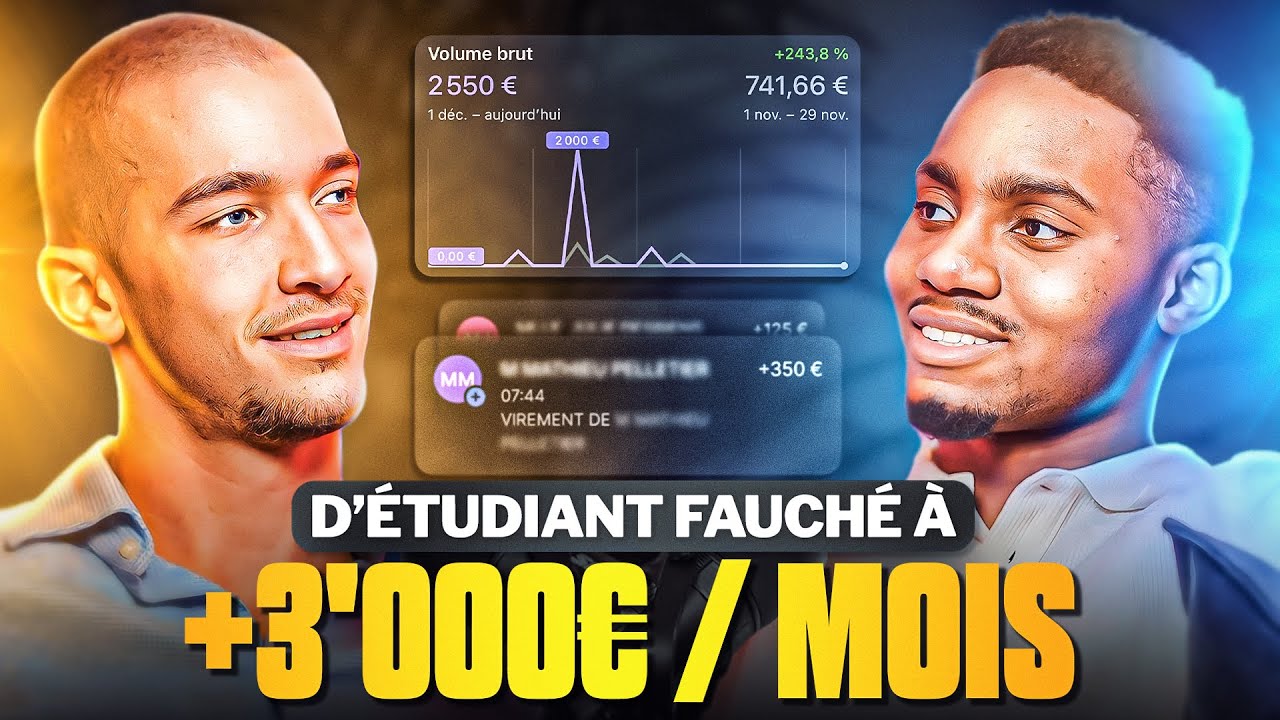 D'ÉTUDIANT FAUCHÉ à +3000€/mois - Yakine.