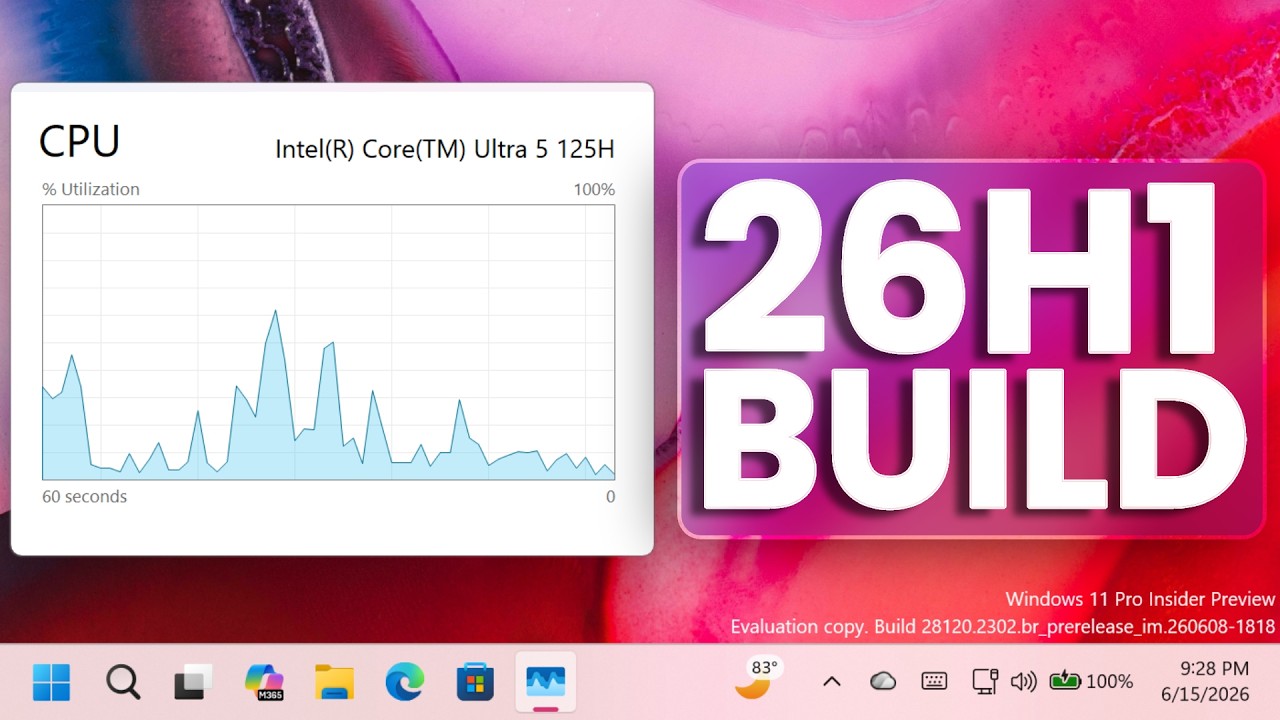 Windows 11 26H1 Just Got Faster! Microsoft Quietly Fixed What Users Hate Most (Build 28120.2302)