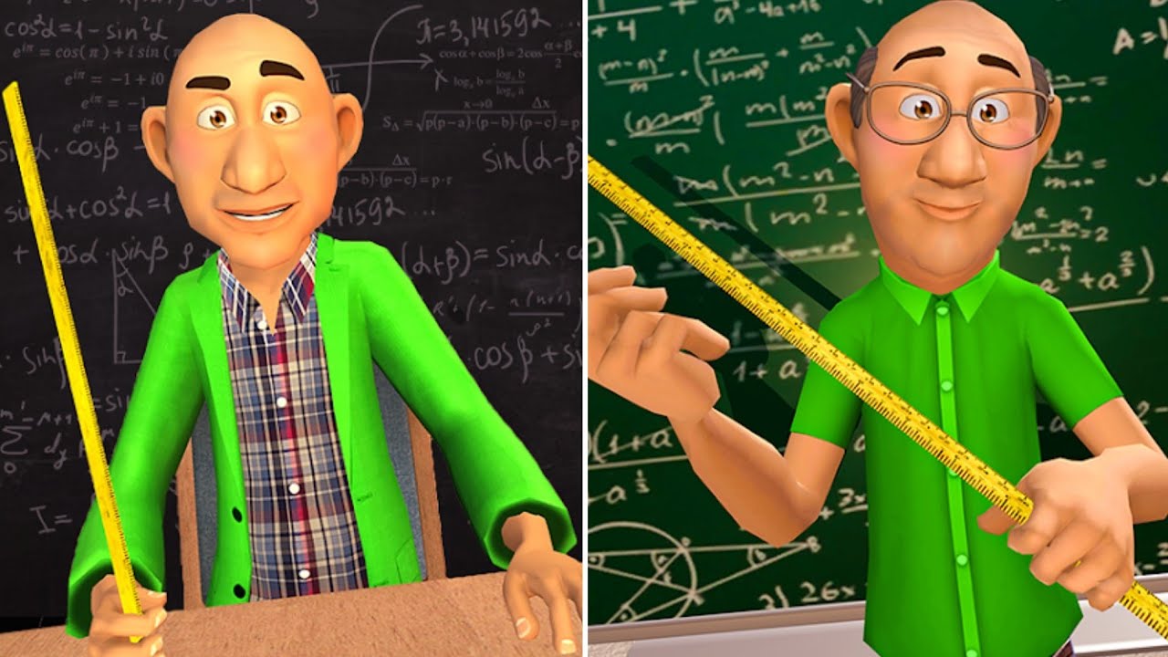 Scary Math Teacher Boss Vs Scary Baldi Math Teacher
