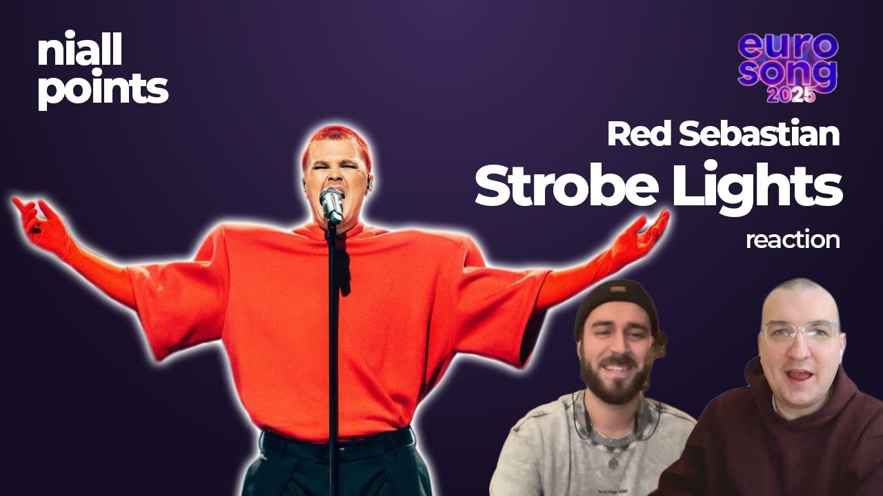 Red Sebastian - Strobe Lights (🇧🇪 Eurosong 2025 reaction)