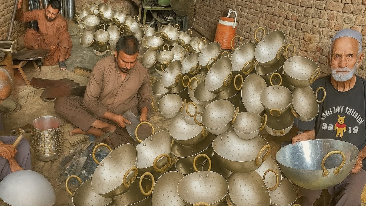 How Traditional Wok Pans Are Handmade | Incredible Metal Craft Manufacturing Process