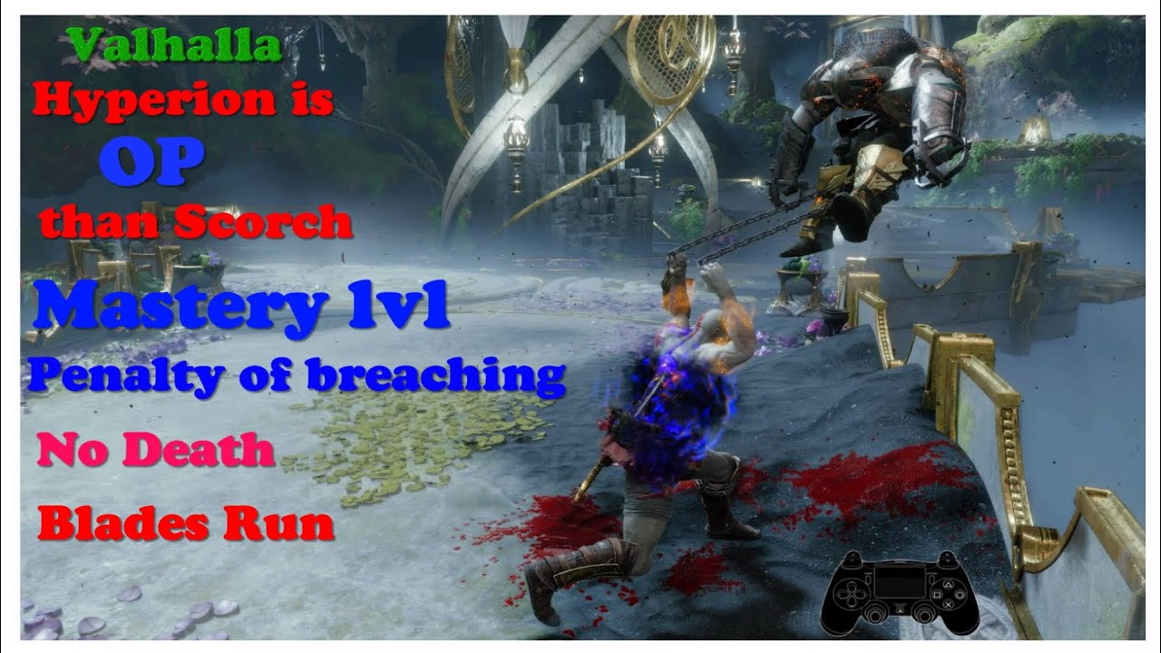 Blades run- Hyperion stun Built-Valhalla-DLC- Mastery lvl (Penalty of Breaching)- No death