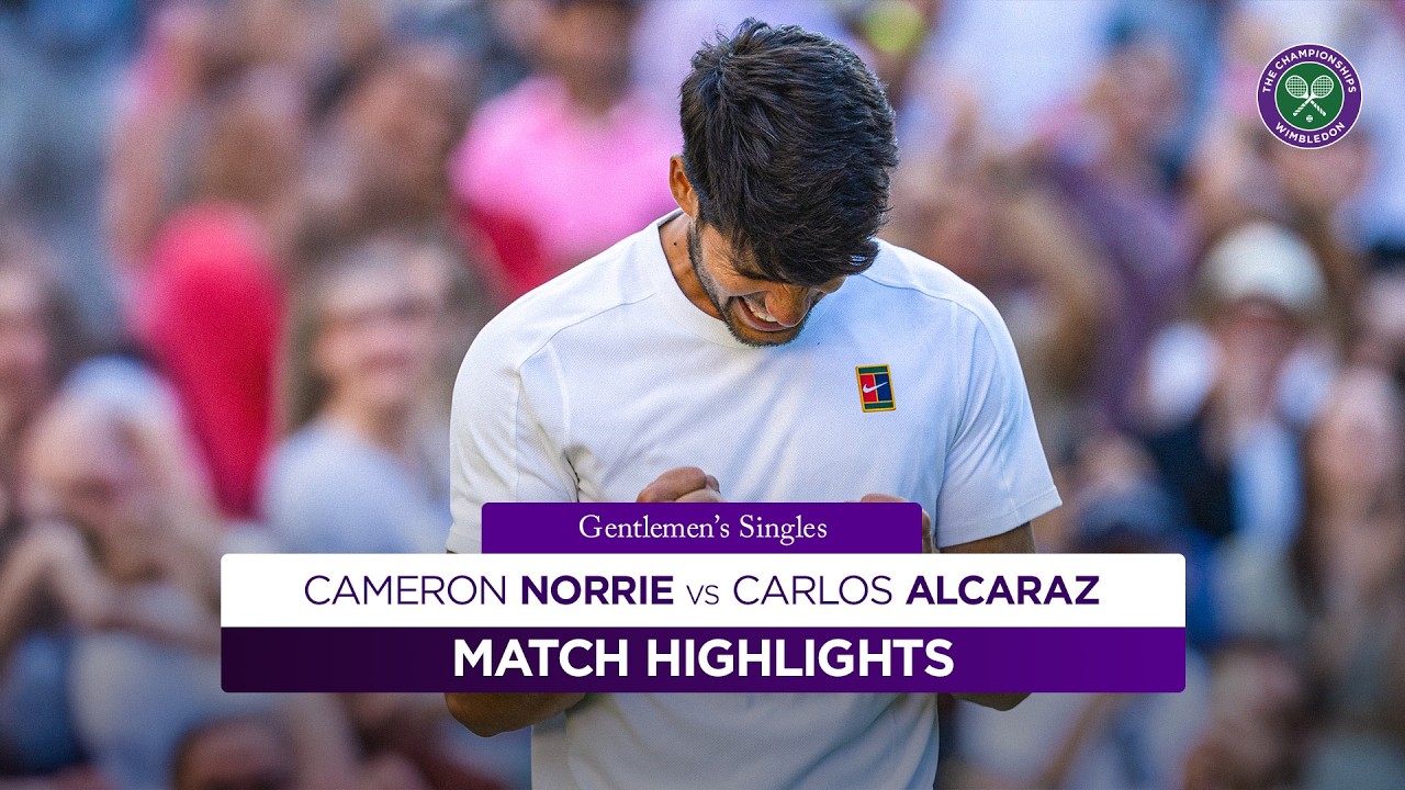 Dominant display! | Cameron Norrie vs Carlos Alcaraz | Highlights | Wimbledon 2025