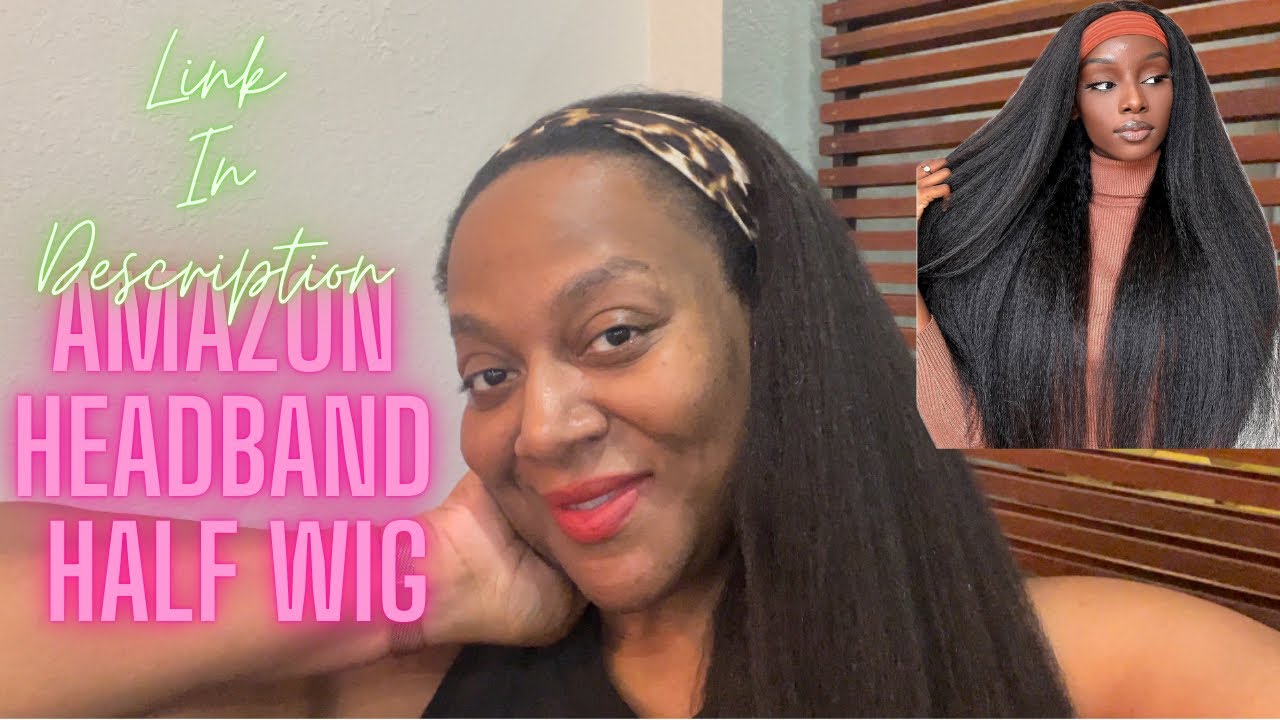 Amazon 30 Inch Yaki Straight Headband Wig
