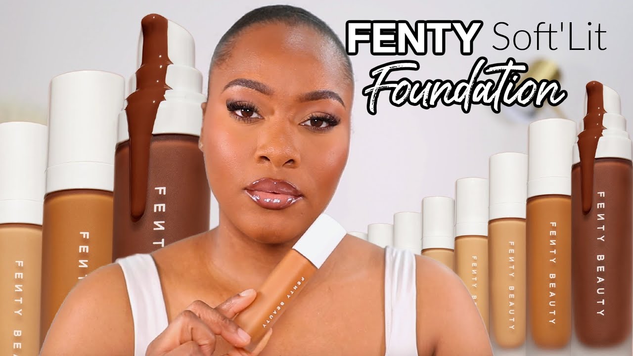 NEW FENTY BEAUTY SOFT’LIT LUMINOUS FOUNDATION REVIEW & WEAR TEST 2024
