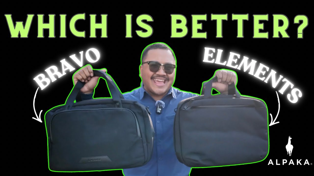 ALPAKA Elements Tech Brief Pro vs Bravo Brief | Which Work Bag Is Better?