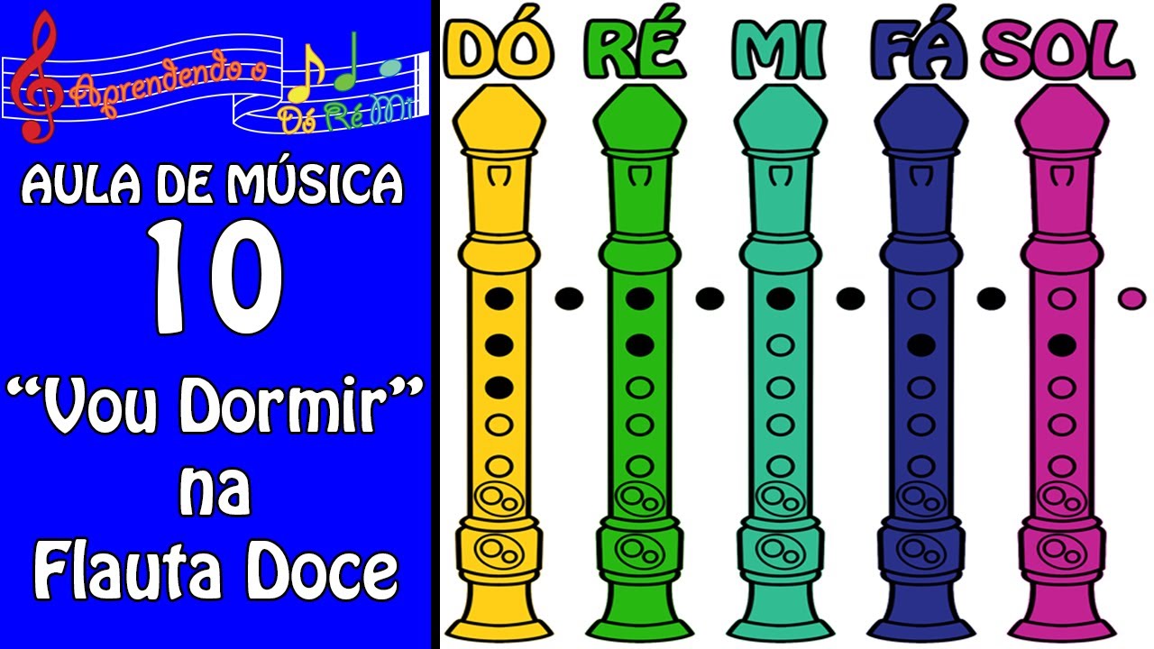 Flauta Doce Contralto para Iniciantes (Aula de Música 10 - Aprendendo o Dó Ré Mi)