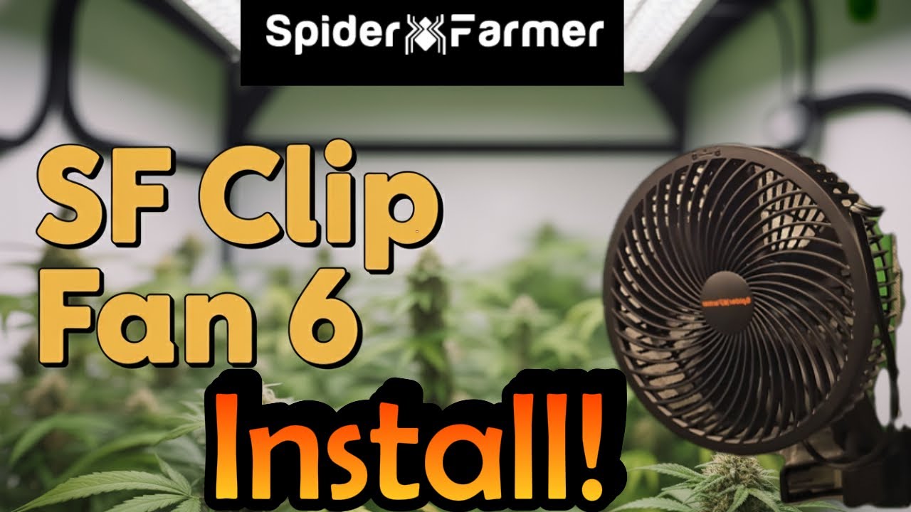 Spider Farmer SF-ClipFan6 💨 Unboxing & Setup | Smart Control with the GGS-AC5