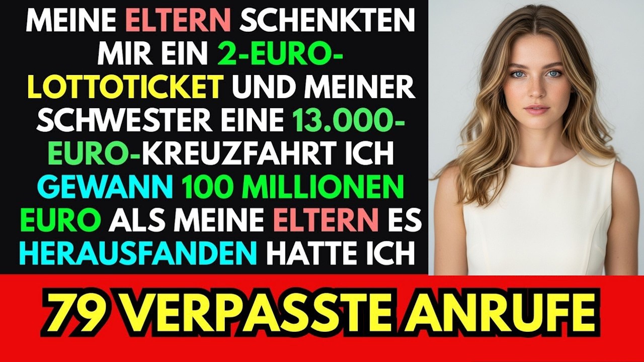 An Thanksgiving schenkten mir meine Eltern einen 2-Euro-Lottoschein – ich gewann 100 Millionen Euro
