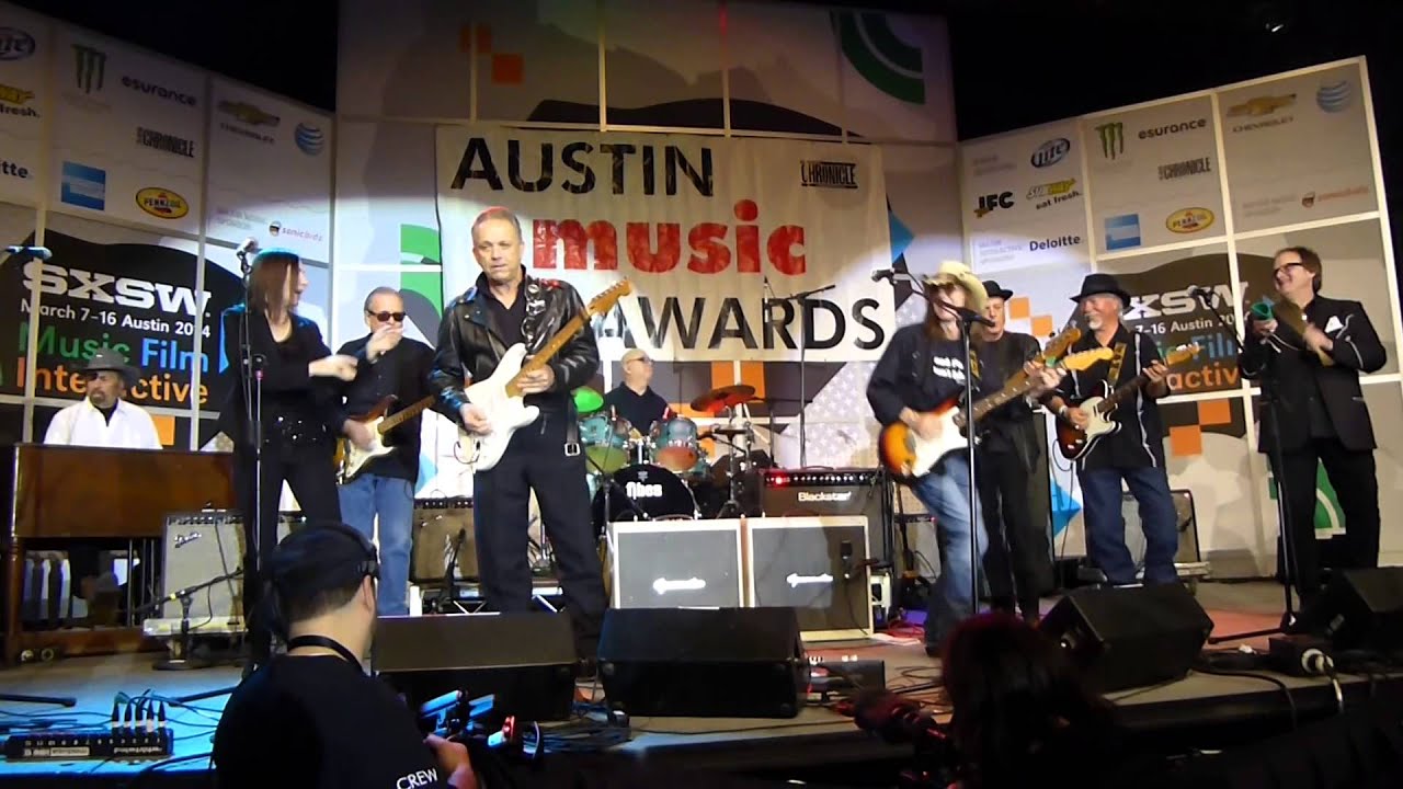 Texas Tornados with Jimmie Vaughan and Lou Ann Barton - Austin Music Awards 2014