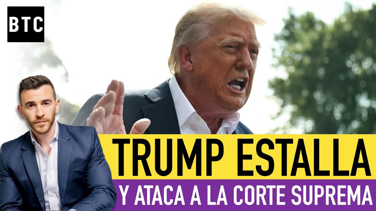INSÓLITO: TRUMP ESTALLA y ataca a jueces del Tribunal Supremo que él nombró