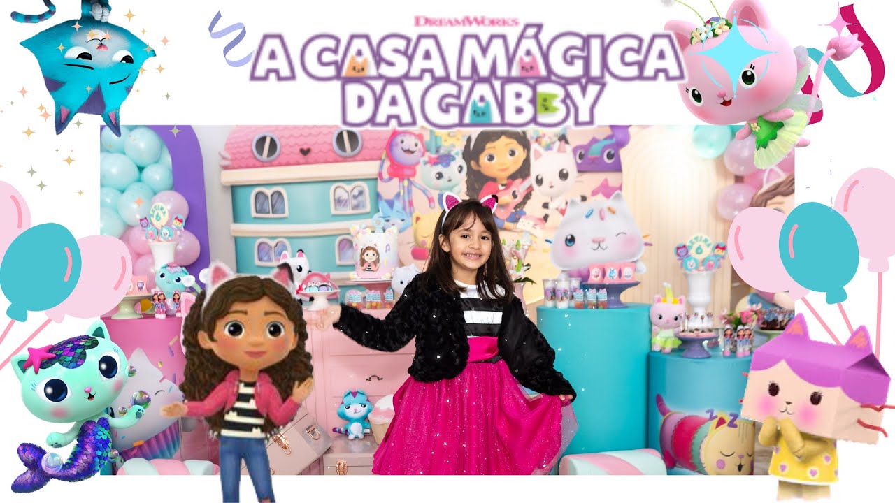 Uma Aventura na Casa Mágica da Gabby: Festa de 6 Anos Cheia de Magia e Diversão!