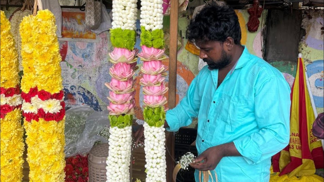 Reception Malai Designs 🩷💚🌹 Bridel Malai Designs 🩷 Sri Ram flower Shop 