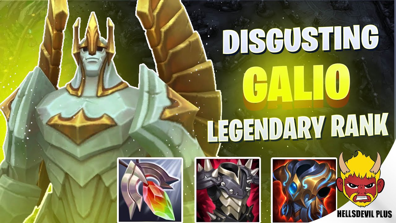 Support Galio Is Disgustingly Strong - Wild Rift HellsDevil Plus Gameplay