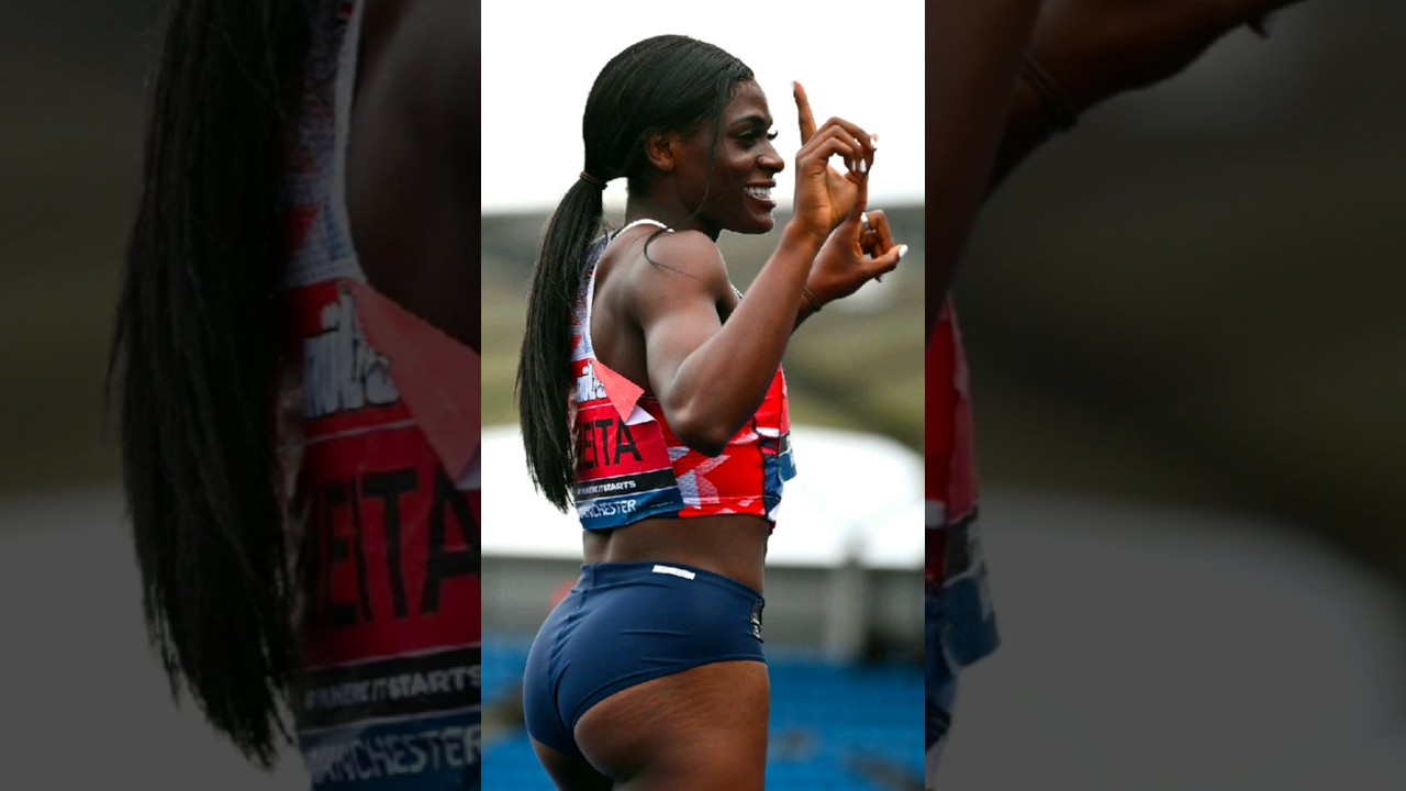 daryll neita 🇬🇧❤ #shorts #short #running #viral #video