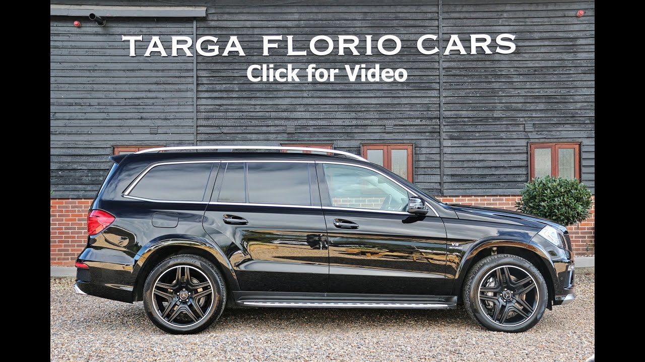Mercedes-Benz GL63 AMG 5.5 V8 BiTurbo in Obsidian Black with Full Black Leather