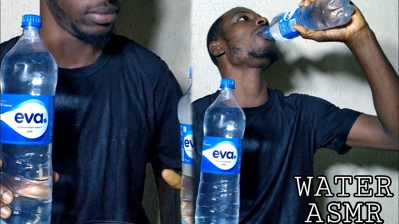 ASMR super fast drinking water sounds