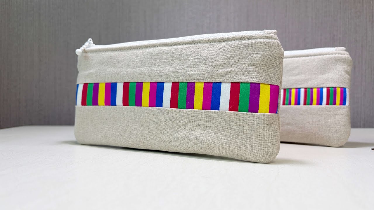 색동 담은 장지갑 파우치 만들기 | How to make a pouch wallet | Easy Sewing Gift Ideas