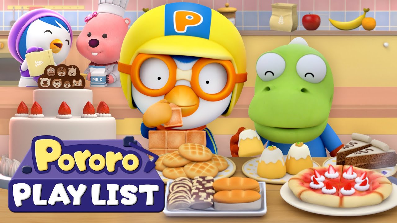 Pororo Bahasa indonesia | Lagu Waktu Makan Anak | Kartun Anak | Medley Lagu Anak