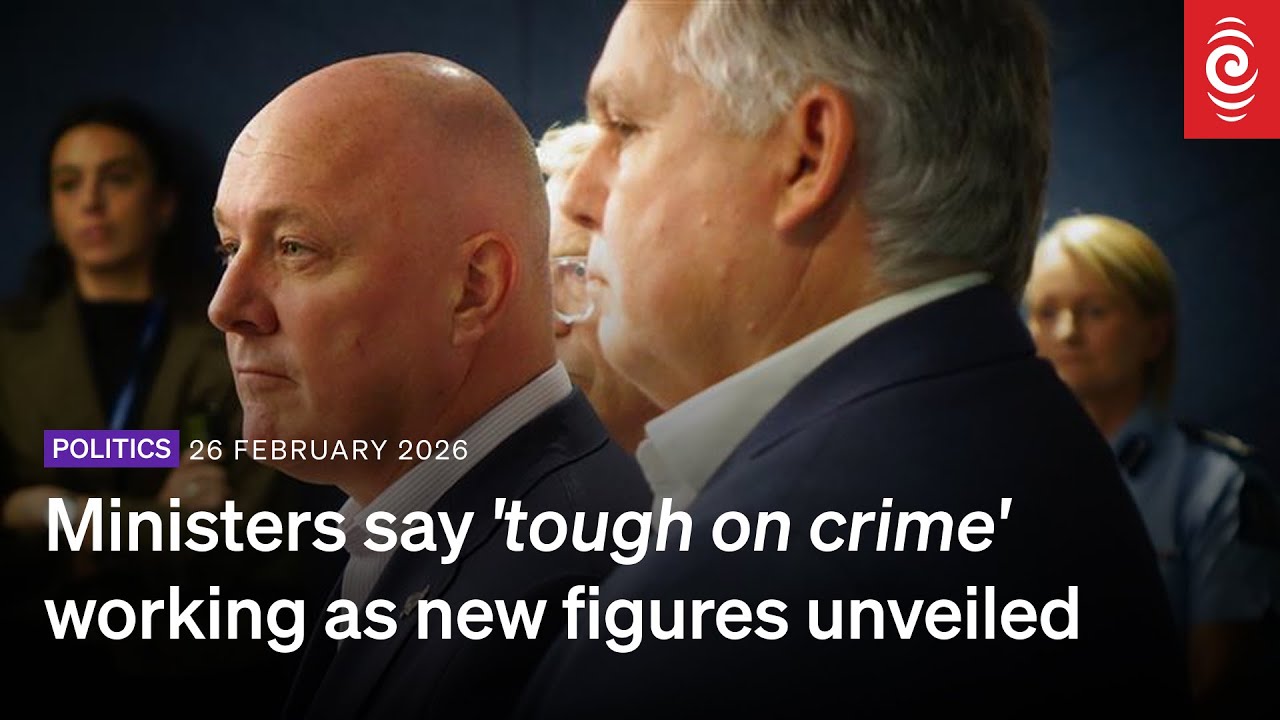 Ministers say 'tough on crime' working as new figures unveiled | RNZ