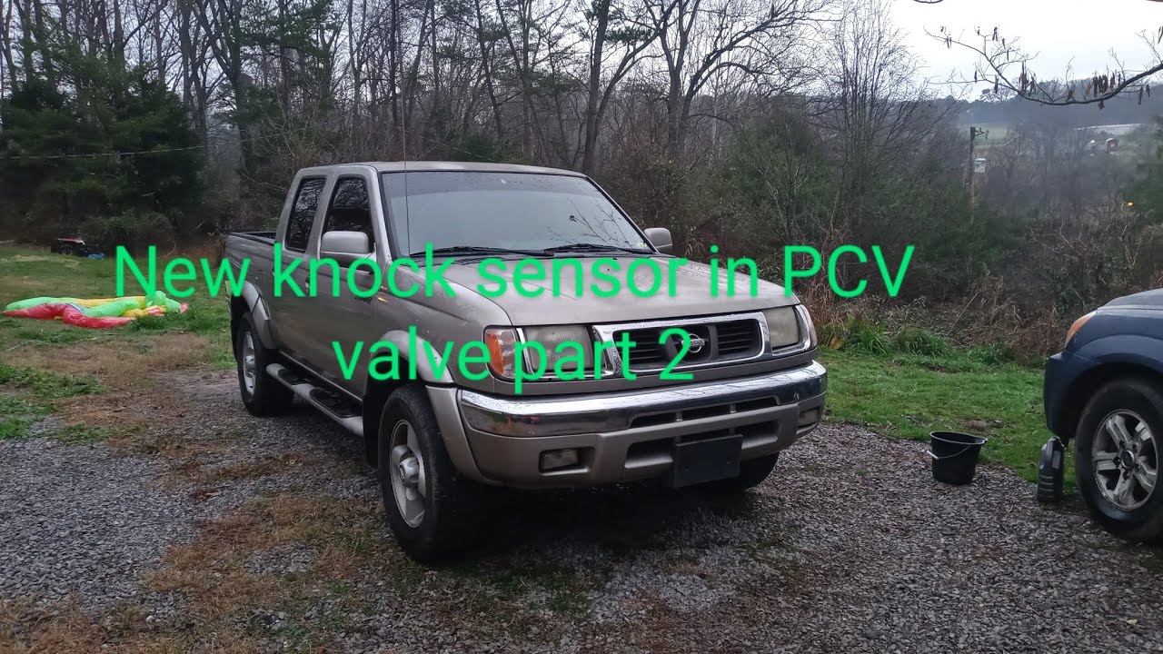 how to change a knock sensor on a 2000 Nissan Frontier 3.3l v6 part 2