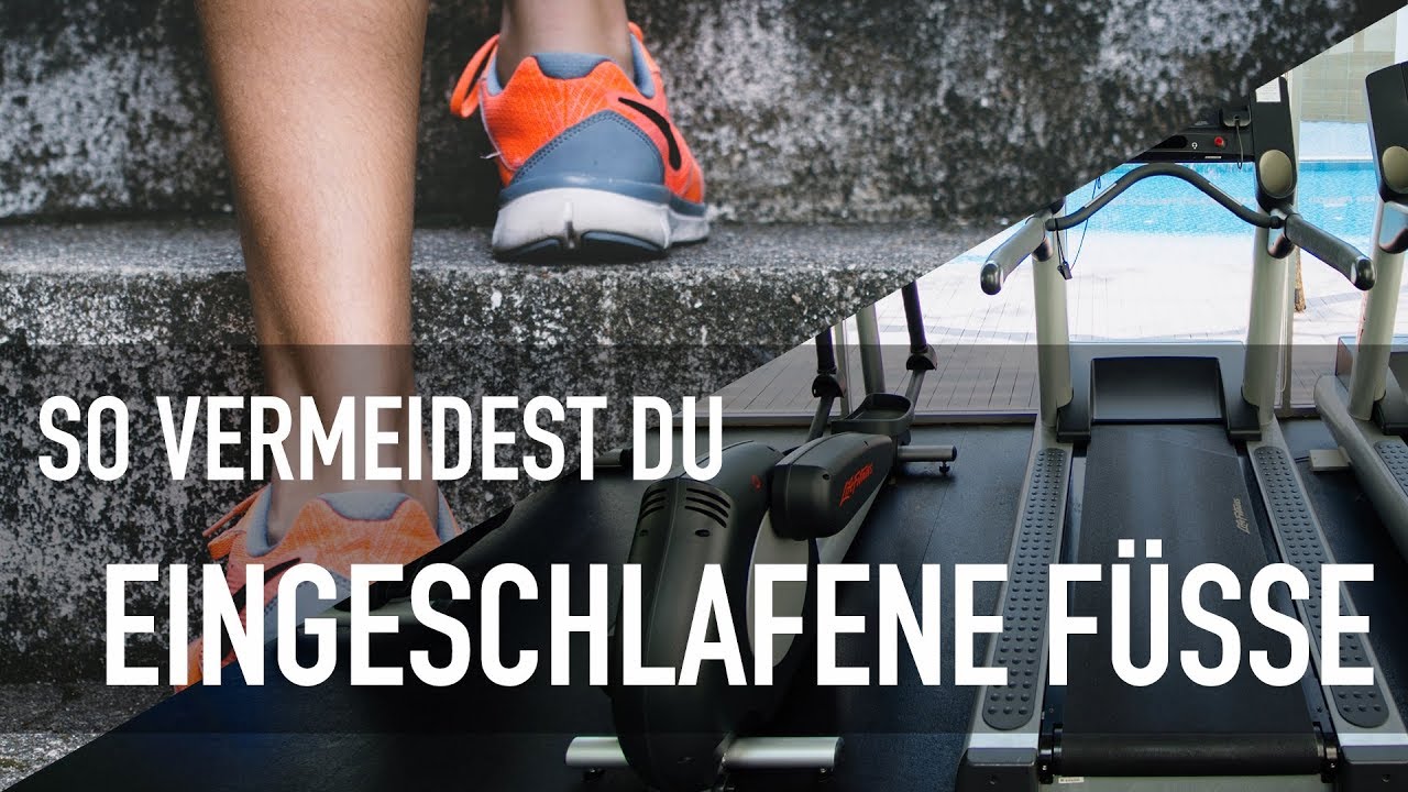 Crosstrainer - So vermeidest Du eingeschlafene Füße  //  Fun und  Physio Wetter