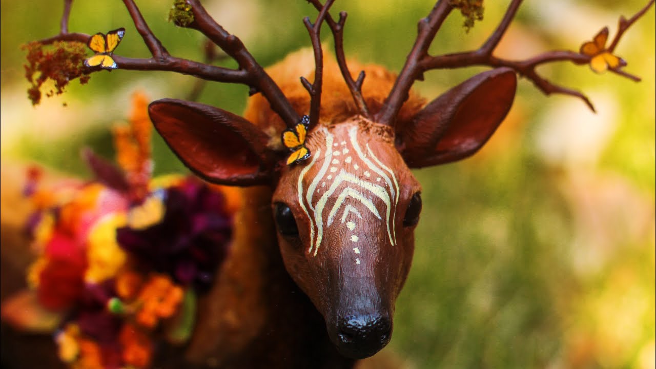 DIY Fall Themed Deer Art Doll Tutorial