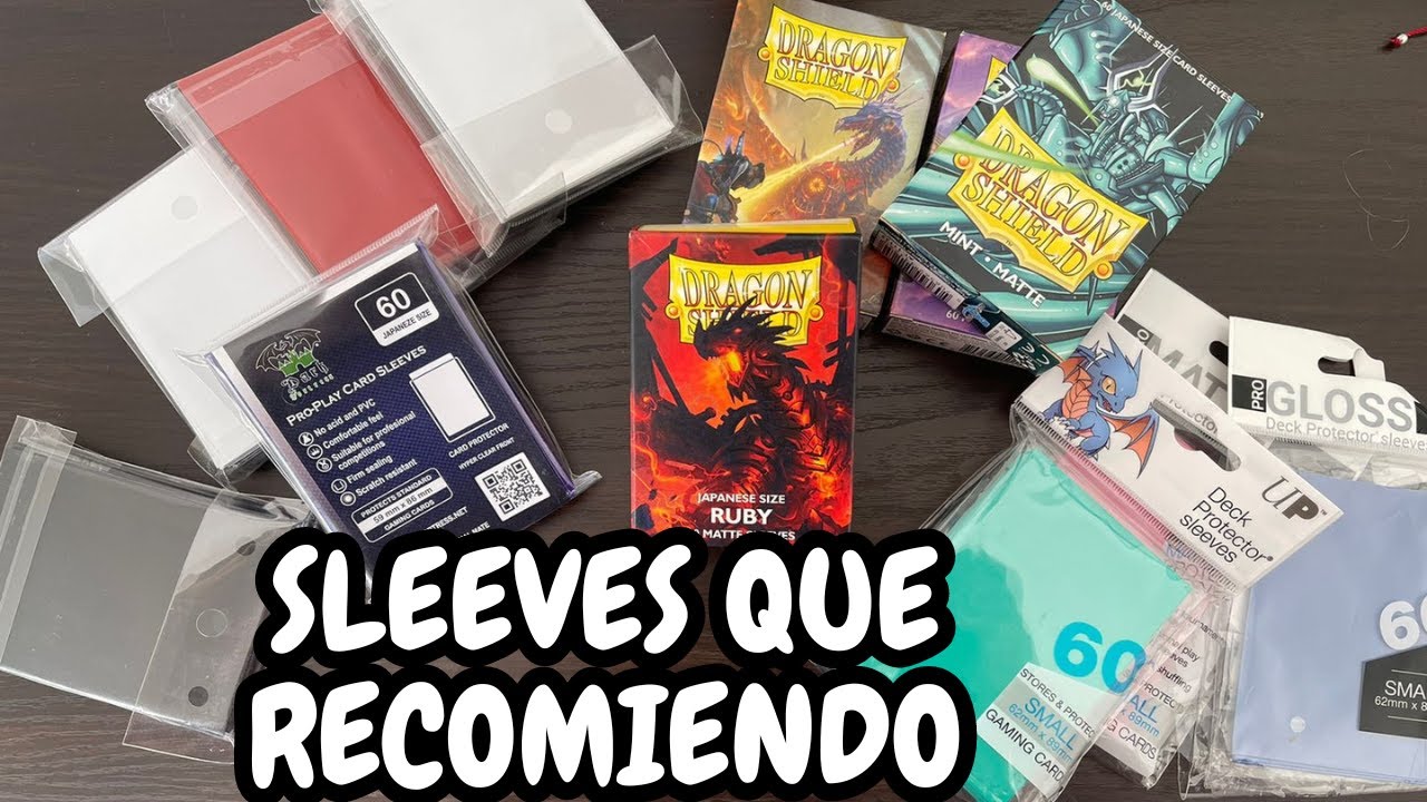 ¡RECOMIENDO MUCHO ESTOS SLEEVES!