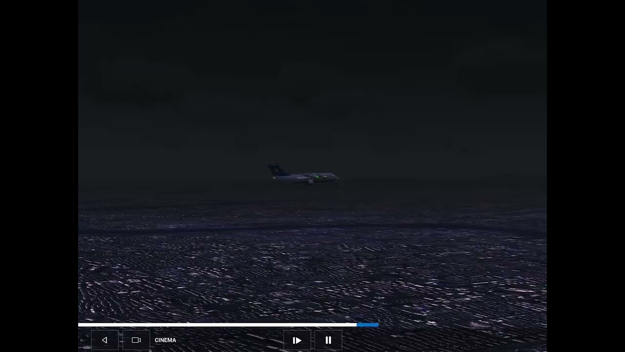 Iceland air flight 3 crash animation