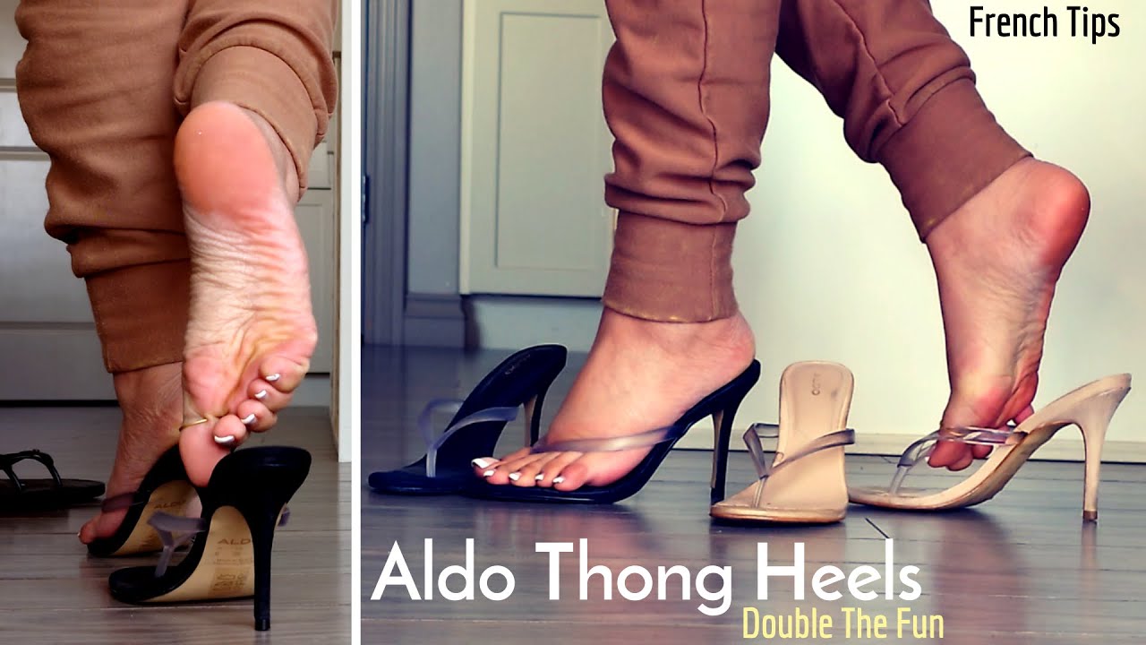 Aldo Thong Heels & Black The Roxy FlipFlops | Twin Shoes | Good Shoes Matter