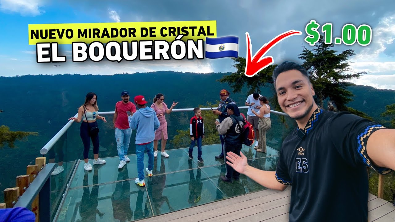 ¡El NUEVO MIRADOR de CRISTAL en VOLCÁN de San Salvador! 🌋🇸🇻 ¡$1.00 la entrada! 😱