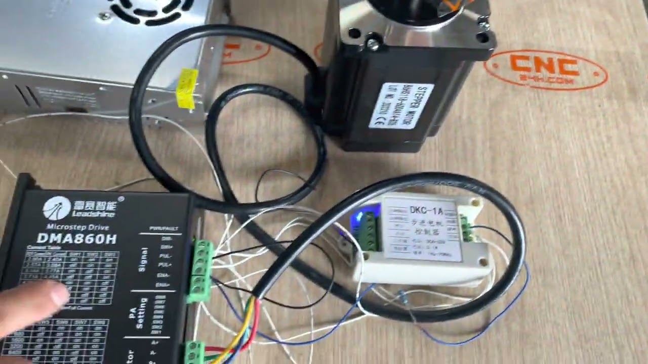 Hướng dẫn đấu nối và sử dụng Driver DMA860H Leadshine