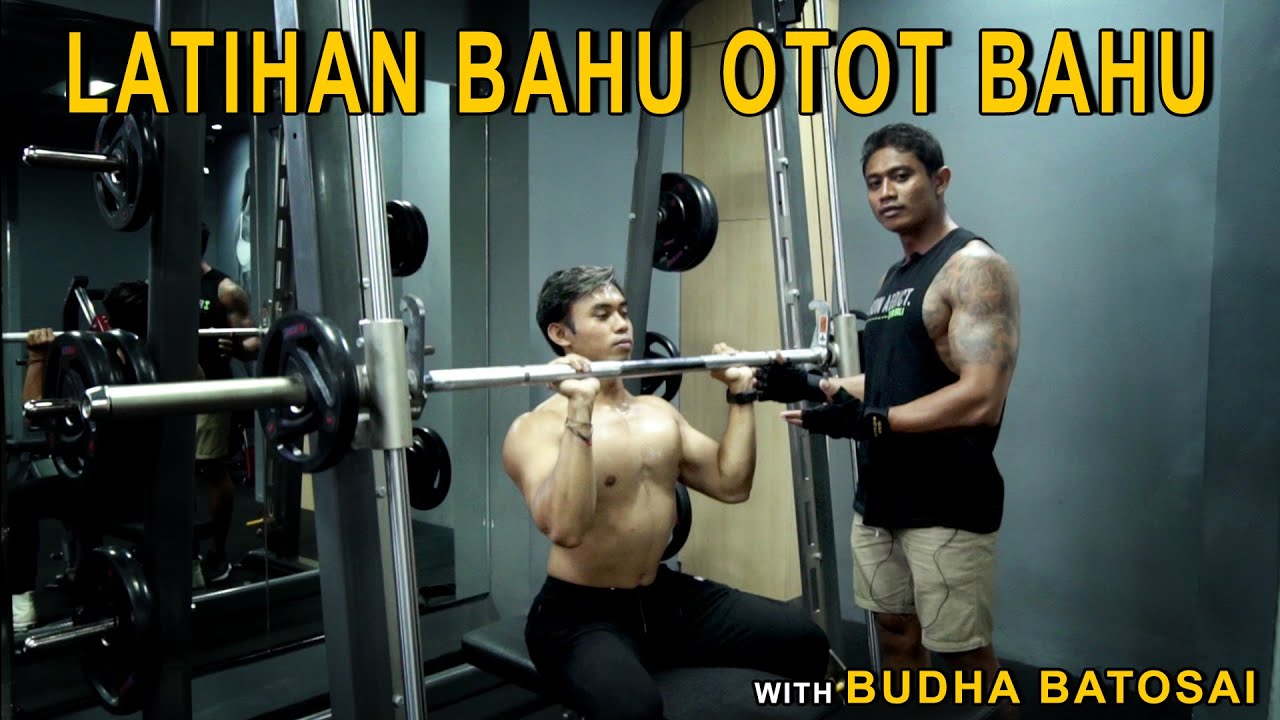 CARA LATIHAN OTOT BAHU DI GYM YANG BENAR UNTUK PEMULA FEAT IRON ADDICT TEAM || BUDHA BATOSAI