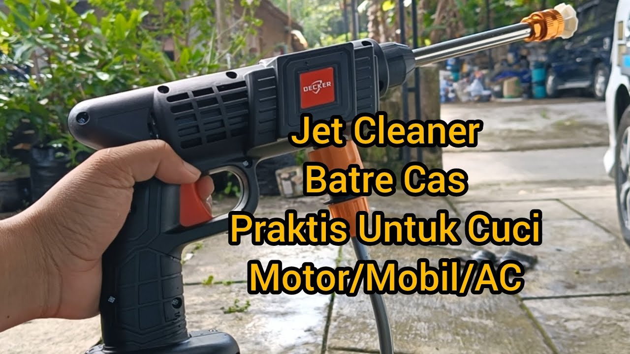 Jet Cleaner Batre Praktis Untuk Cuci Motor/Mobil/AC