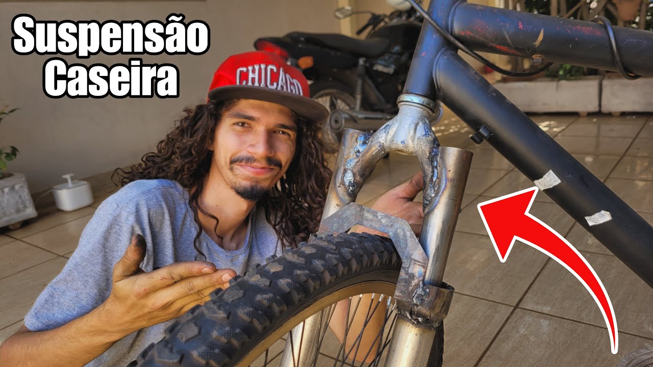 FIZ UMA SUSPENSÃO PRA MINHA BIKE!